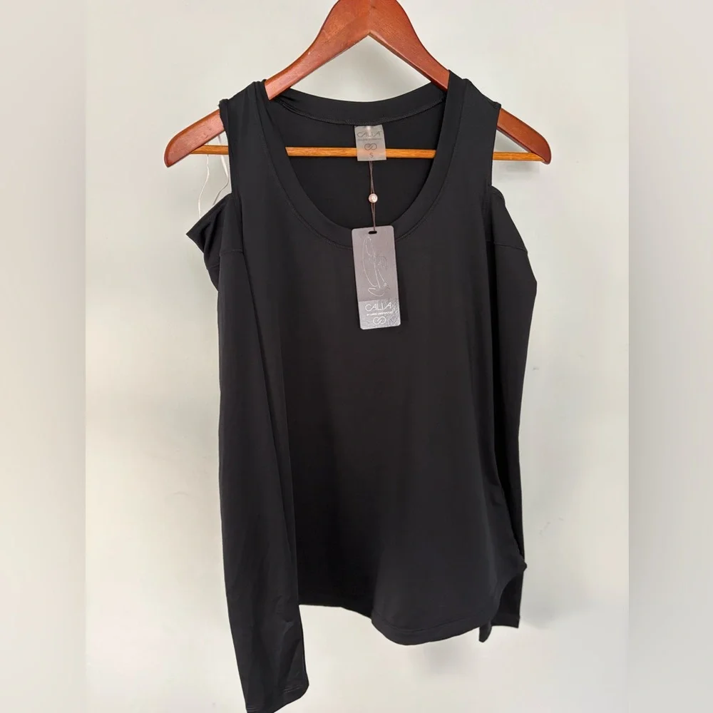 NWT - Calia - Cold Shoulder Top - Size small - Picture 1 of 11